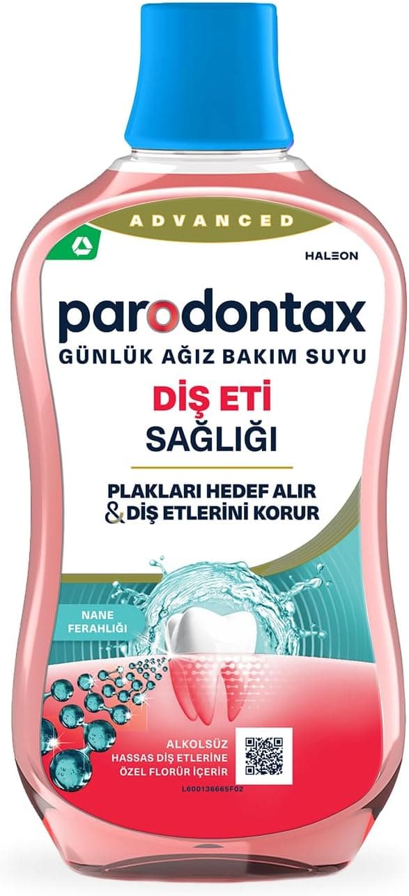 دهانشویه Parodontax با طراوت نعناع بدون الکل 500 ml دهانشویه Parodontax با طراوت نعناع بدون الکل 500 ml