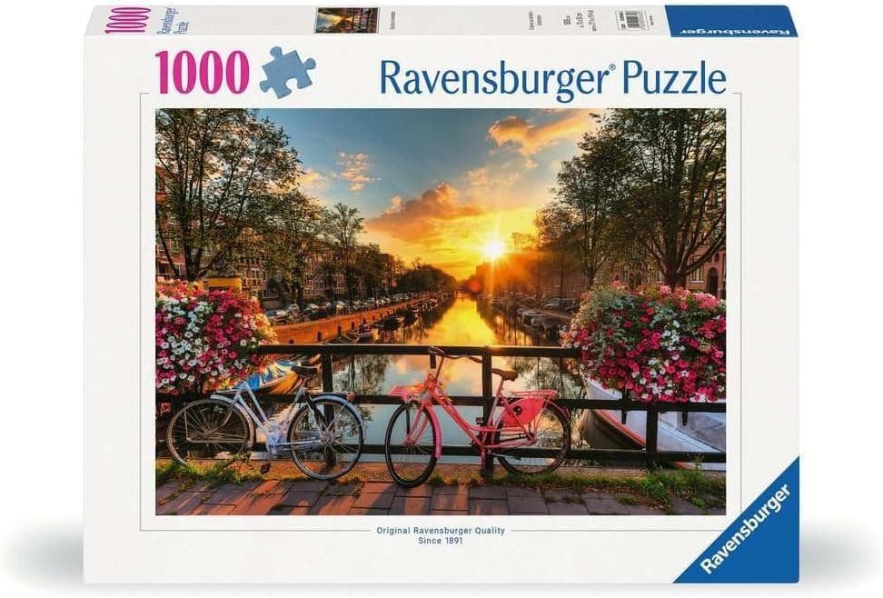 پازل بزرگسالان Ravensburger دوچرخهها در آمستردام 1000 قطعه مدل 12000662 پازل بزرگسالان Ravensburger دوچرخهها در آمستردام 1000 قطعه مدل 12000662