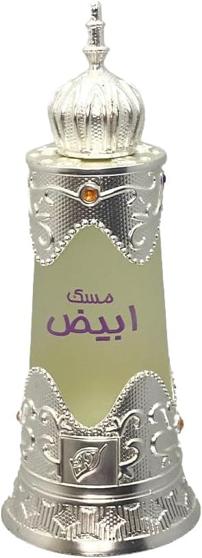 عطر روغنی غلیظ یونیسکس Afnan Musk Abiyad 20 ML عطر روغنی غلیظ یونیسکس Afnan Musk Abiyad 20 ML