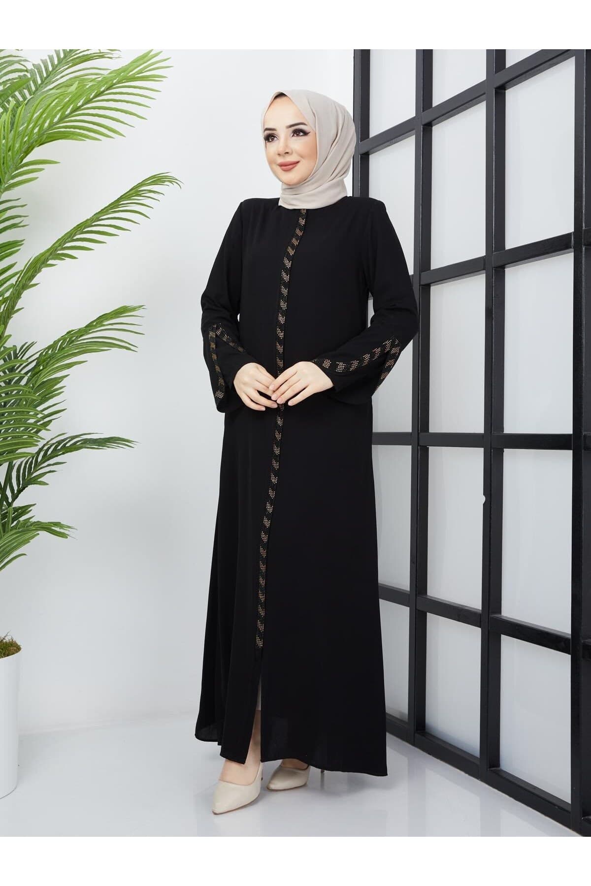 فراجه زنانه MODA آستین لیزری نگیندار ابریشم مدینه تابستانی فراجه زنانه MODA آستین لیزری نگیندار ابریشم مدینه تابستانی