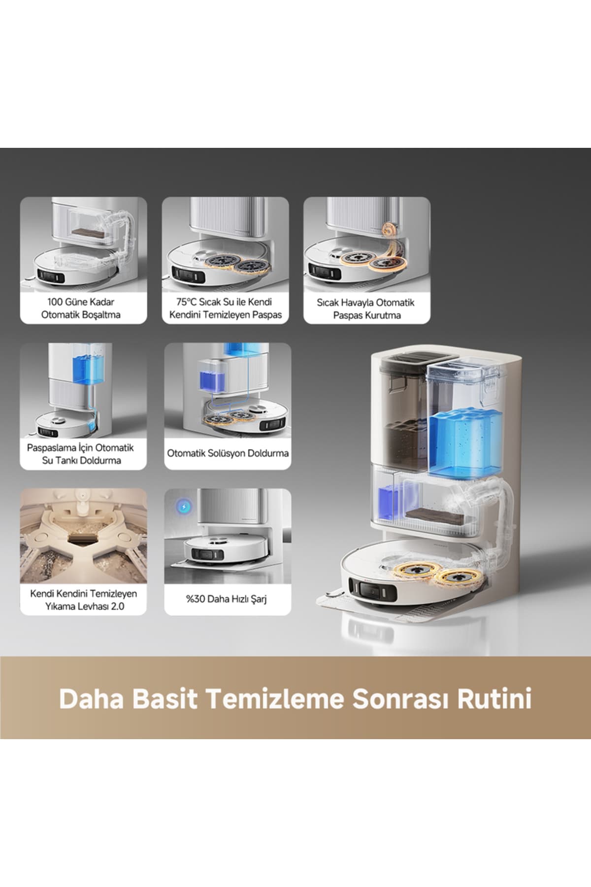 جاروبرقی رباتیک Dreame با قدرت مکش 19.000 Pa مدل L40 Ultra AE جاروبرقی رباتیک Dreame با قدرت مکش 19.000 Pa مدل L40 Ultra AE