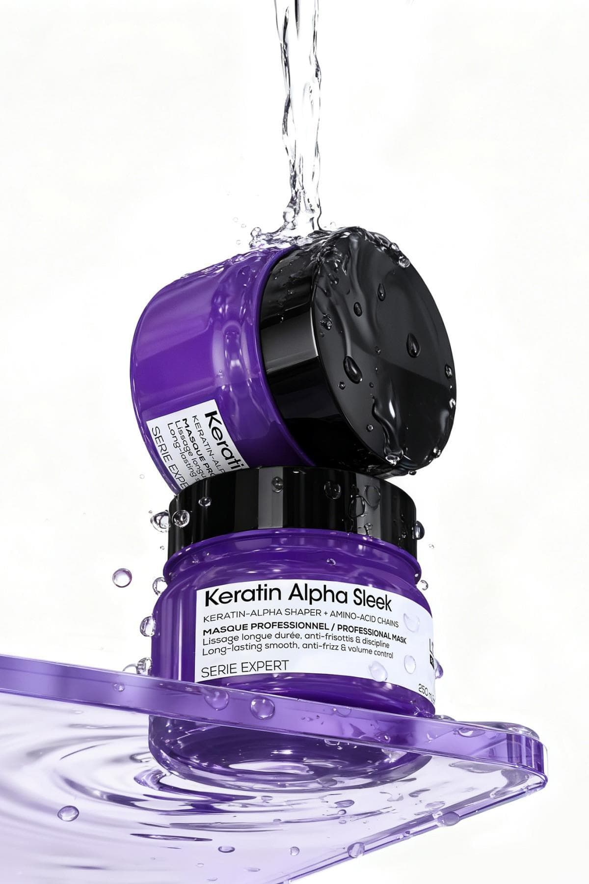 ماسک مو L'Oreal Professionnel Serie Expert Keratin Alpha Sleek تقویتکننده و صافکننده 250 ml ماسک مو L'Oreal Professionnel Serie Expert Keratin Alpha Sleek تقویتکننده و صافکننده 250 ml