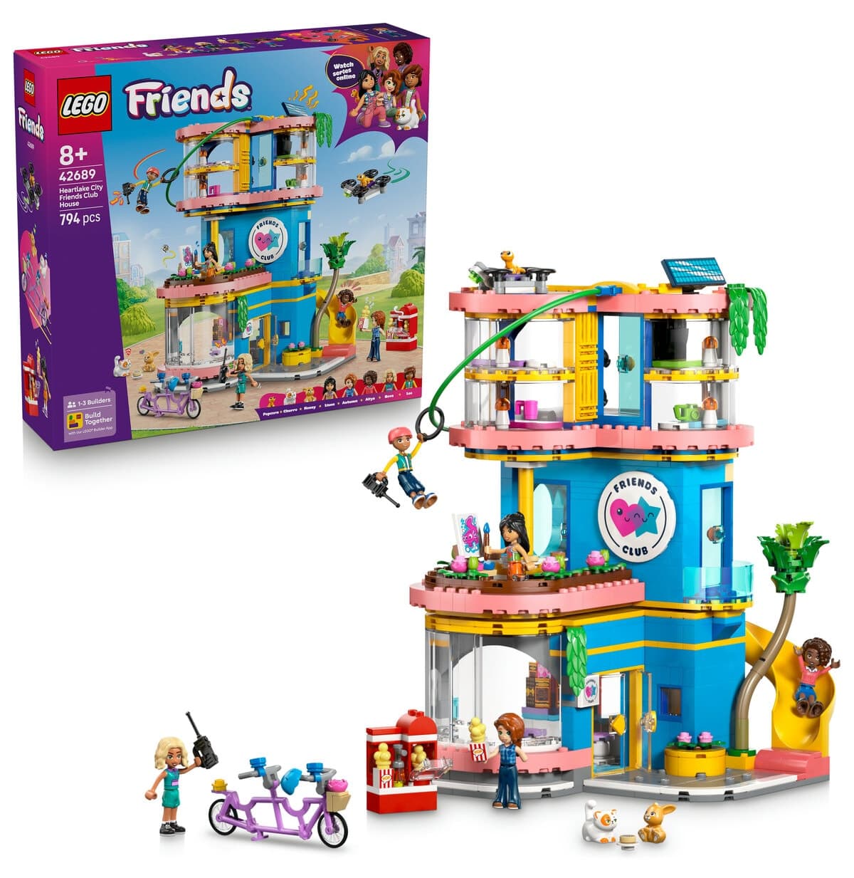 لگو Friends مدل 42689 Heartlake Şehri Kulüp Evi ۷۹۴ قطعه برای ۸+ سال لگو Friends مدل 42689 Heartlake Şehri Kulüp Evi ۷۹۴ قطعه برای ۸+ سال