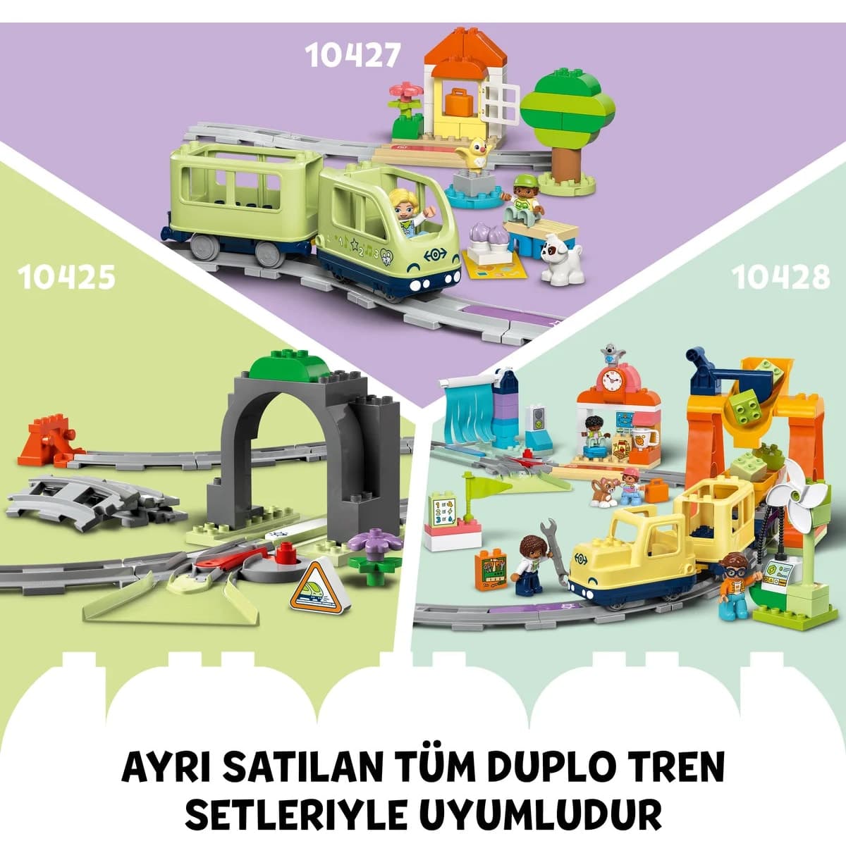 لگو DUPLO پل و ریل قطار افزودنی ماجراجویی 42 قطعه مدل 10426 لگو DUPLO پل و ریل قطار افزودنی ماجراجویی 42 قطعه مدل 10426