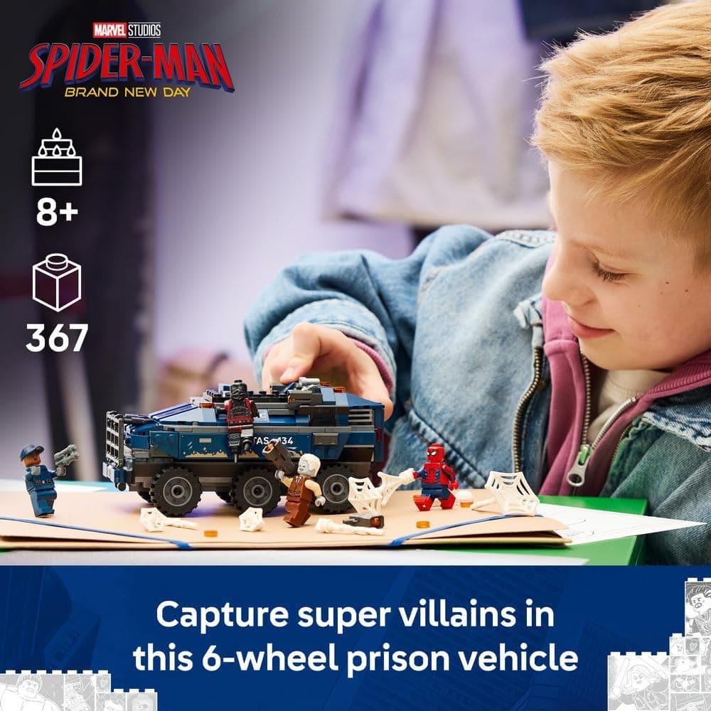 لگو ست مدل 76349 با عنوان لگو Marvel Spider-Man Prison Transport Chase لگو ست مدل 76349 با عنوان لگو Marvel Spider-Man Prison Transport Chase