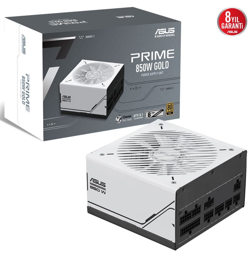 منبع تغذیه ASUS PRIME 850W با گواهی 80+ Gold مدل AP-850G منبع تغذیه ASUS PRIME 850W با گواهی 80+ Gold مدل AP-850G