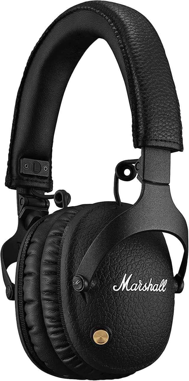 هدفون بیسیم Marshall مدل Monitor II با حذف نویز روی گوش مشکی هدفون بیسیم Marshall مدل Monitor II با حذف نویز روی گوش مشکی