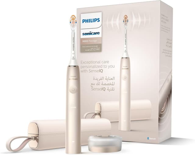 مسواک برقی PHILIPS Sonicare 9900 Prestige شارژی مدل HX9992/21 رنگ شامپاینی مسواک برقی PHILIPS Sonicare 9900 Prestige شارژی مدل HX9992/21 رنگ شامپاینی