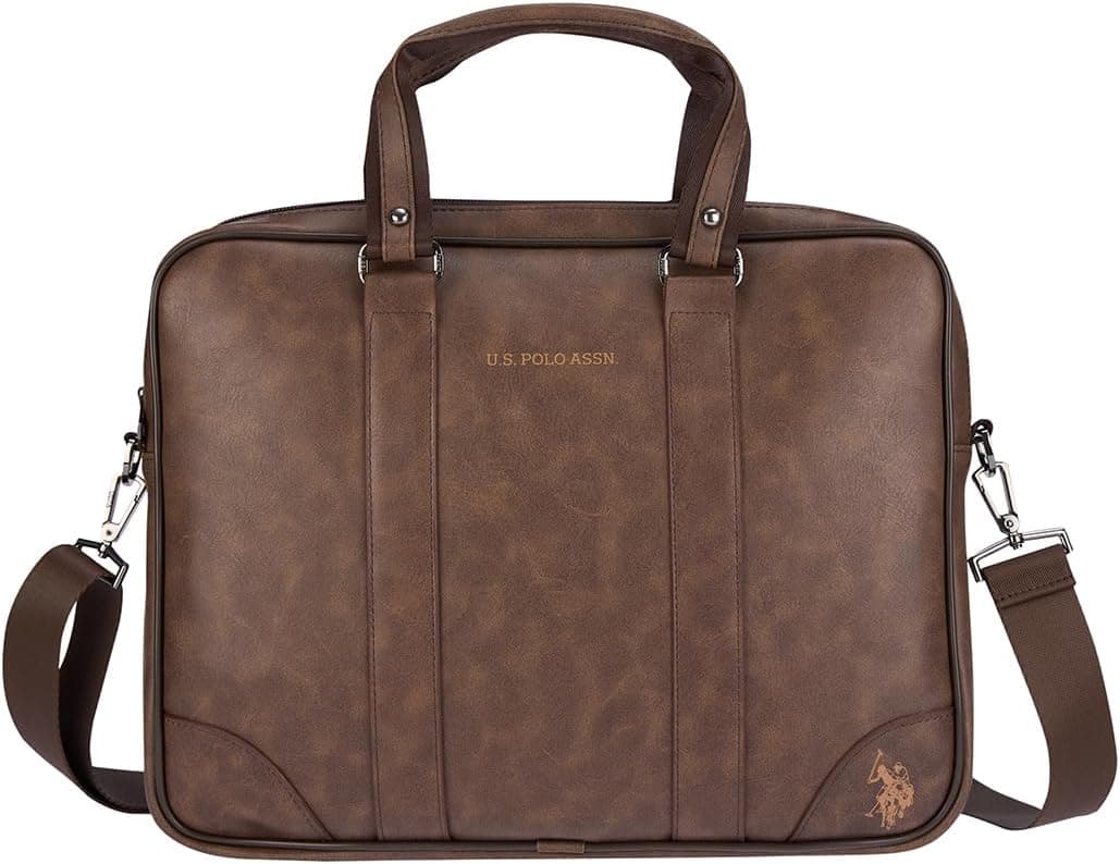 کیف اداری یونیسکس U.S. POLO ASSN. دارای بخش لپتاپ قهوهای مدل 25056 کیف اداری یونیسکس U.S. POLO ASSN. دارای بخش لپتاپ قهوهای مدل 25056