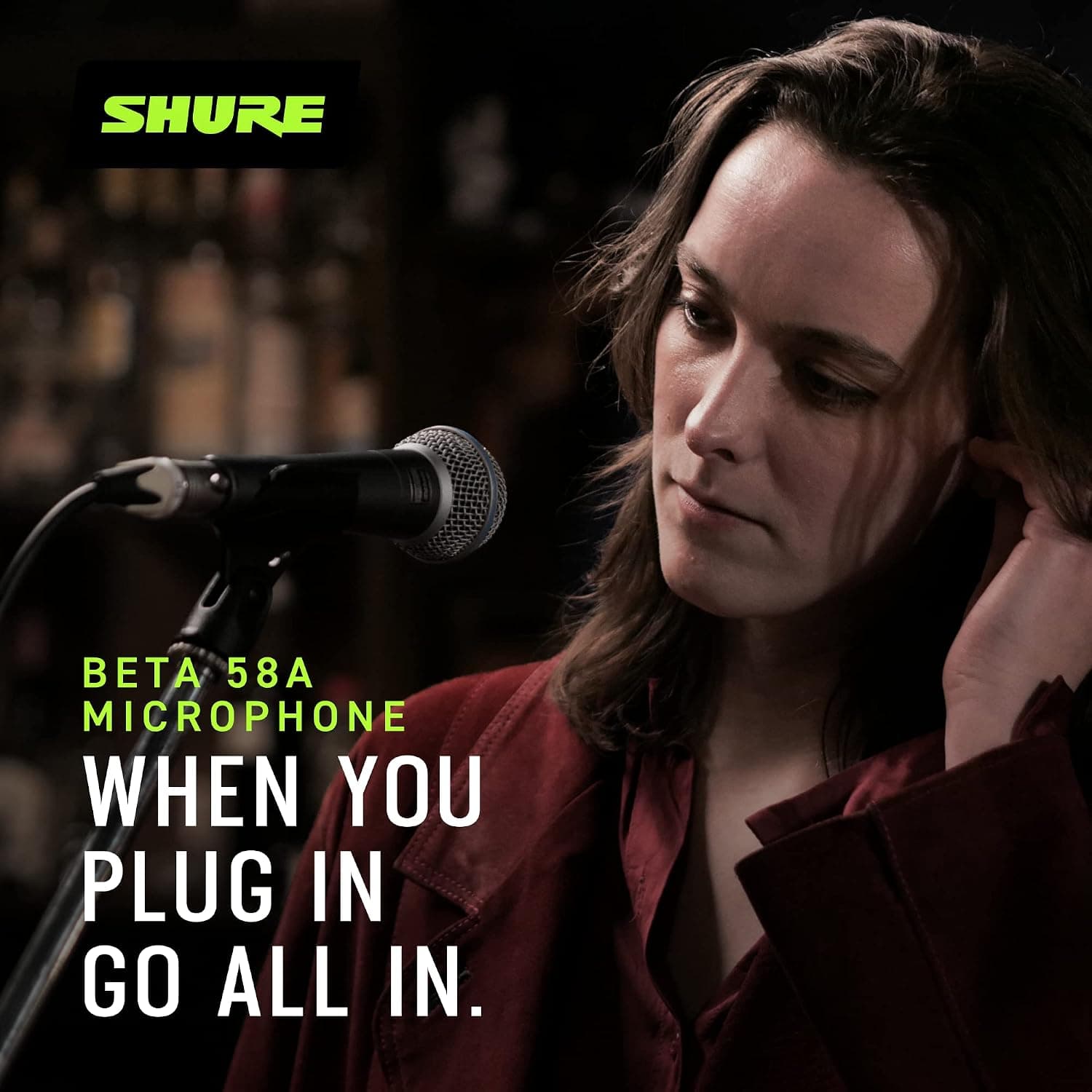 میکروفون ووکال Shure مدل BETA 58A با توری فولادی میکروفون ووکال Shure مدل BETA 58A با توری فولادی