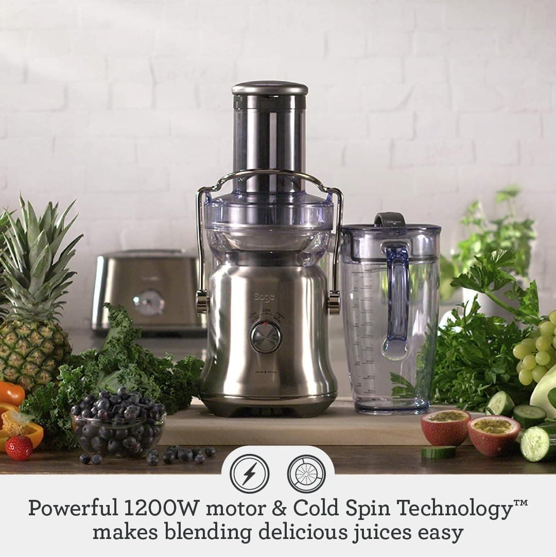 آبمیوهگیری Sage The Nutri Juicer Cold Plus 1200W 2L دهانه پهن آبمیوهگیری Sage The Nutri Juicer Cold Plus 1200W 2L دهانه پهن