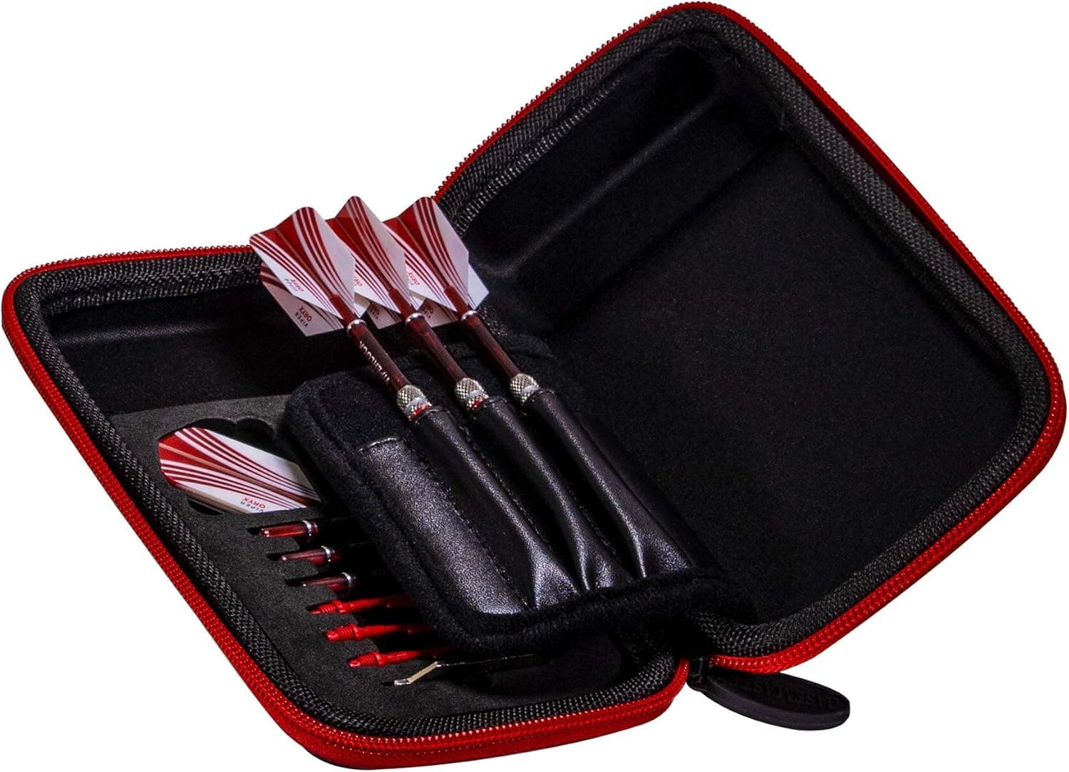 کیف دارت ورزشی Casemaster مناسب یک ست با محفظه نگهداری Flights، Tips و Shafts کیف دارت ورزشی Casemaster مناسب یک ست با محفظه نگهداری Flights، Tips و Shafts