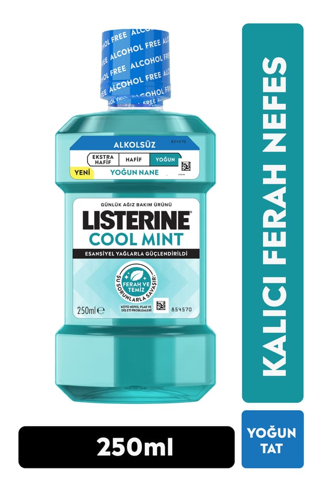 دهانشویه Listerine Cool Mint مراقبت روزانه دهان 250 ml دهانشویه Listerine Cool Mint مراقبت روزانه دهان 250 ml