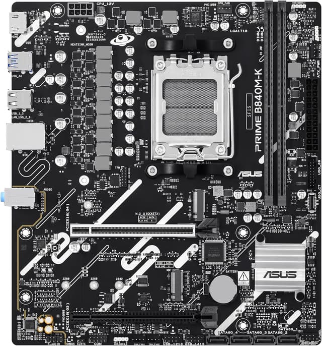 مادربرد ASUS Prime مدل B840M-K با چیپست AMD B840 Micro-ATX مادربرد ASUS Prime مدل B840M-K با چیپست AMD B840 Micro-ATX