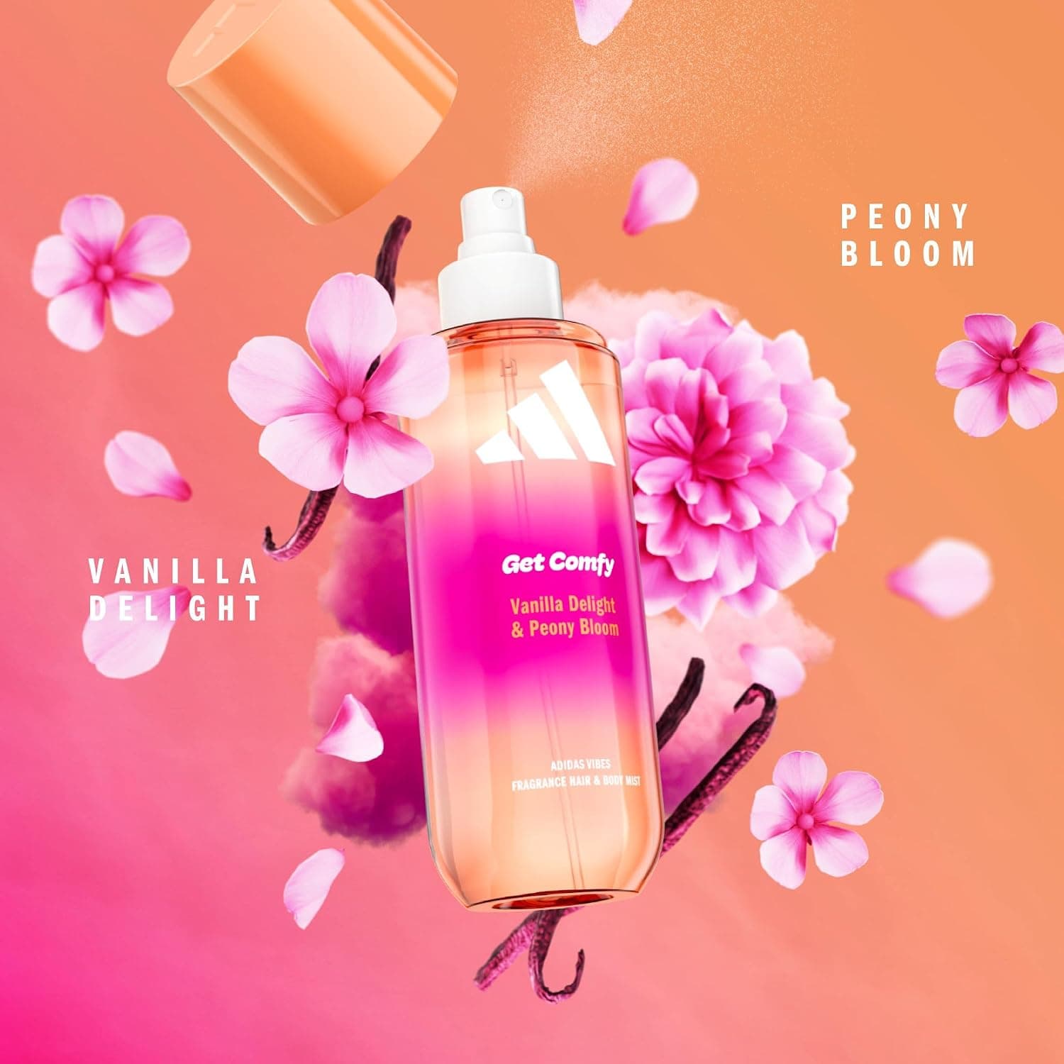 عطر زنانه مو و بدن adidas Vibes Get Comfy عطر زنانه مو و بدن adidas Vibes Get Comfy
