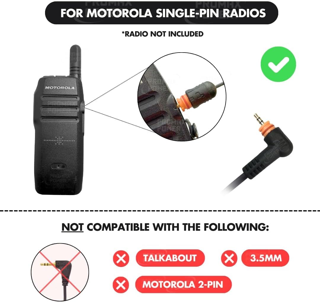 هدست گوشی چرخشی مناسب بیسیمهای دوطرفه Motorola PROMAXPOWER G-Shape با دکمه PTT خطی مدل SL7550e، SL7580، SL300، SL3500e، SL4000، SL8550e، SL1K هدست گوشی چرخشی مناسب بیسیمهای دوطرفه Motorola PROMAXPOWER G-Shape با دکمه PTT خطی مدل SL7550e، SL7580، SL300، SL3500e، SL4000، SL8550e، SL1K