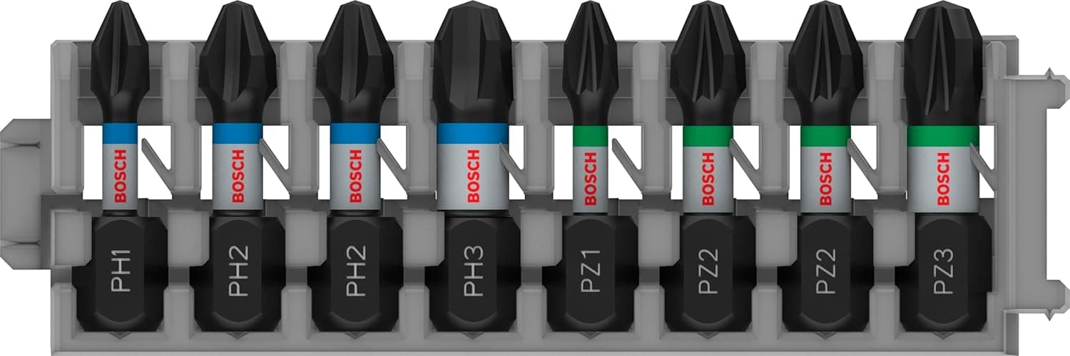 ست ۸ سرپیچ Bosch Professional مدل 2608522326 Impact Control T/PZ/PH 25 mm Pick and Click ست ۸ سرپیچ Bosch Professional مدل 2608522326 Impact Control T/PZ/PH 25 mm Pick and Click