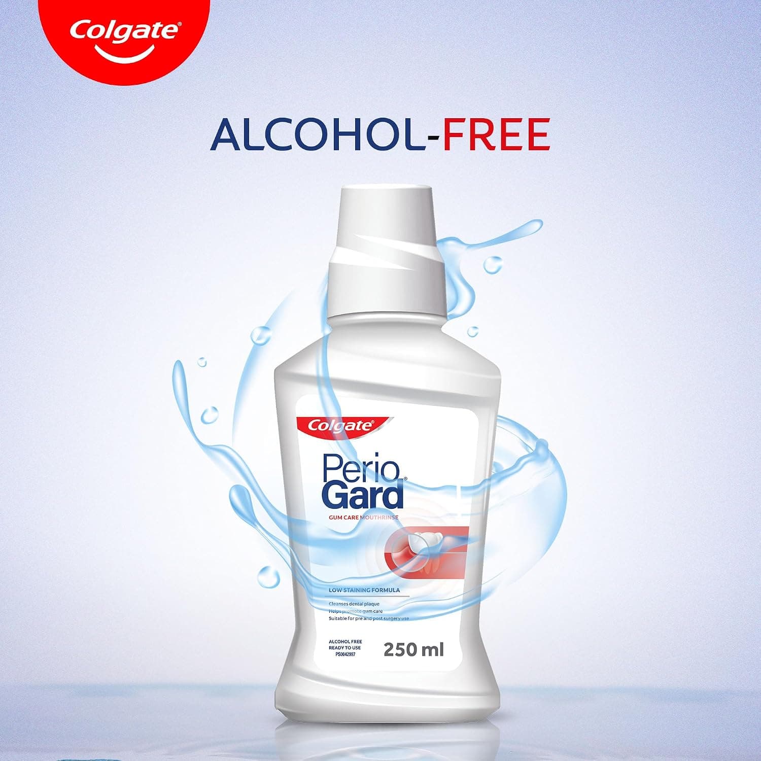 دهانشویه Colgate PerioGard مراقبت از لثه ضد پلاک بدون الکل 250ml دهانشویه Colgate PerioGard مراقبت از لثه ضد پلاک بدون الکل 250ml
