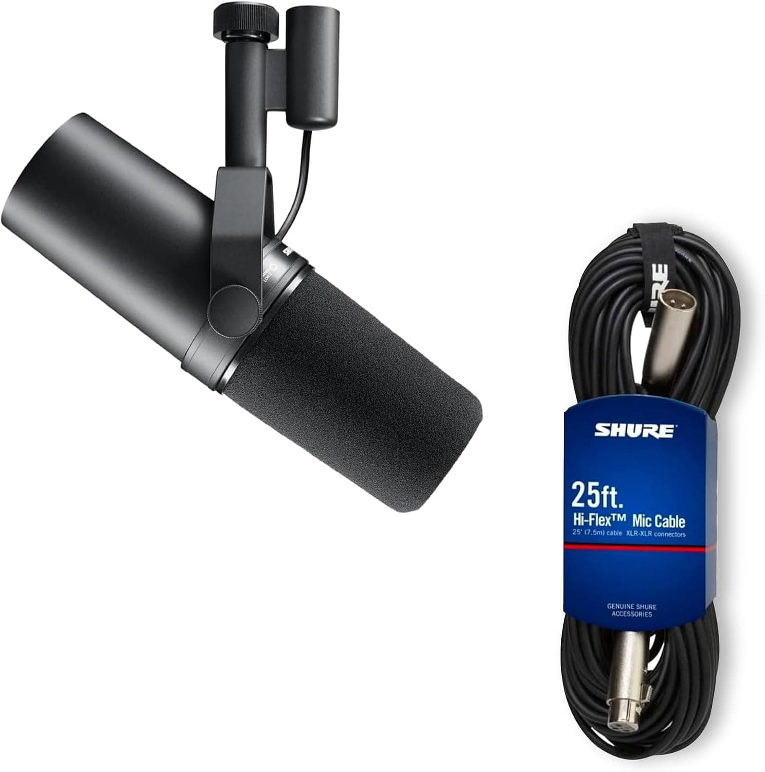 میکروفون استودیویی کاردیود داینامیک Shure مشکی مدل SM7B میکروفون استودیویی کاردیود داینامیک Shure مشکی مدل SM7B