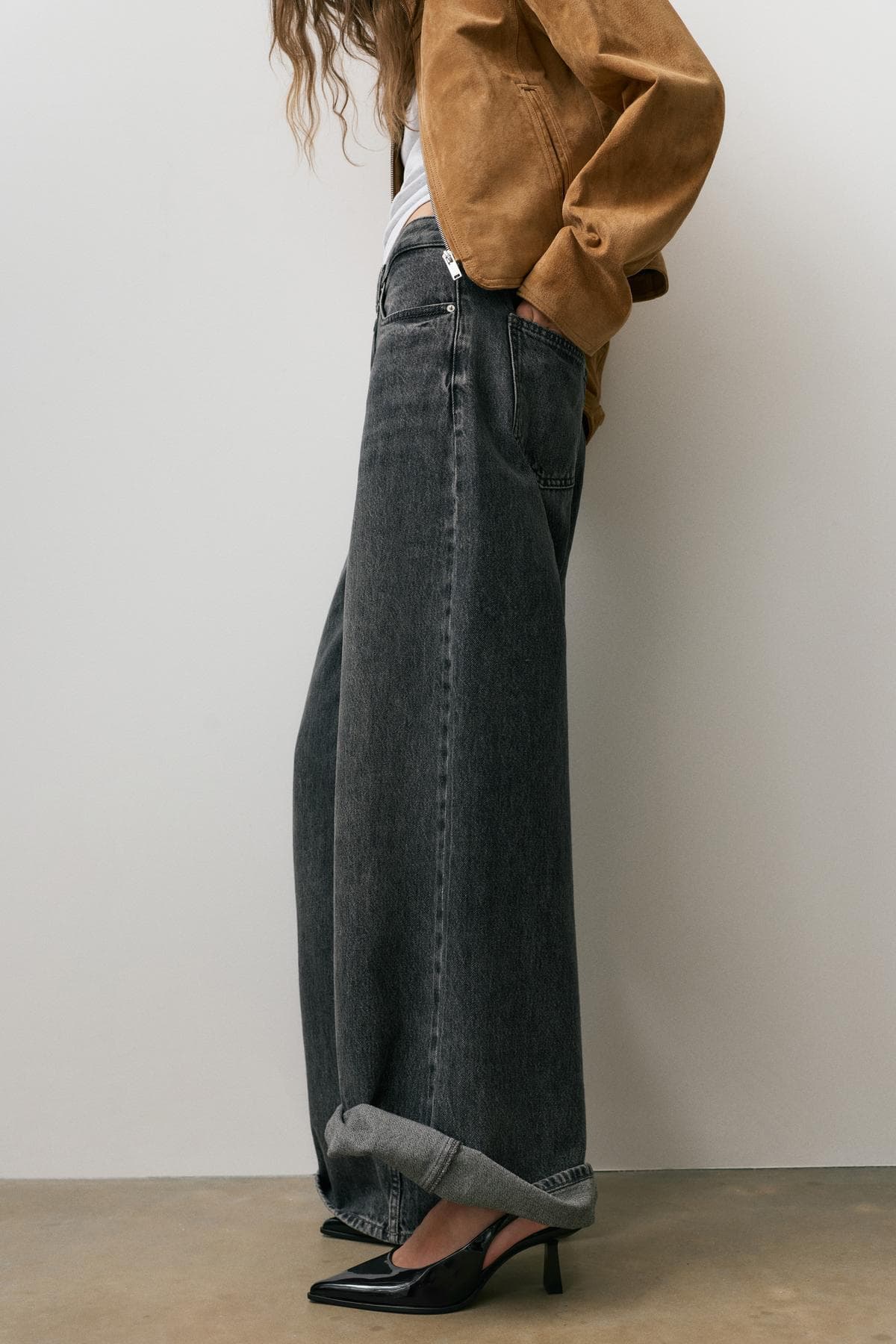کفش پاشنهدار Pull & Bear ورنی کفش پاشنهدار Pull & Bear ورنی
