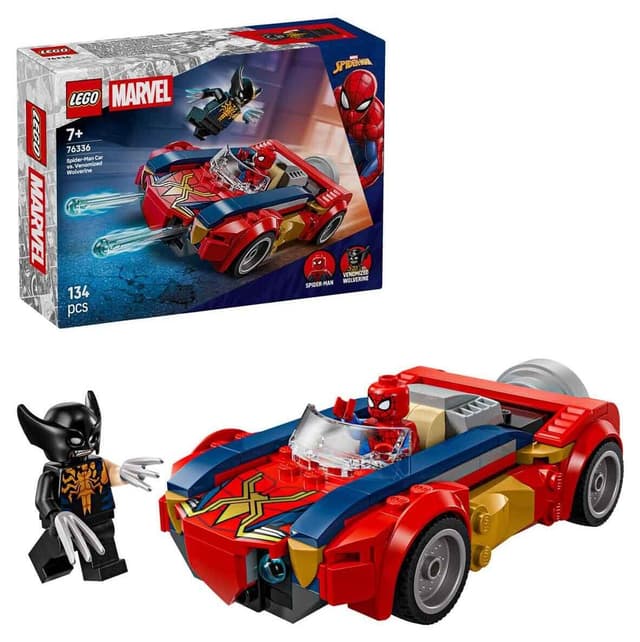 لگو Marvel ماشین Spider-Man در برابر ولورین ونومشده مدل 76336 لگو Marvel ماشین Spider-Man در برابر ولورین ونومشده مدل 76336