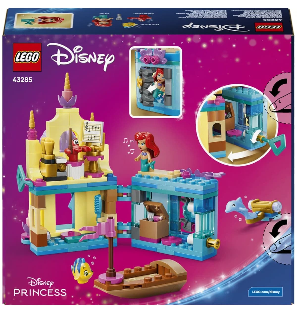 لگو Disney Princess Ariel'in Sihirli Mini Sarayı مدل 43285 با 179 قطعه لگو Disney Princess Ariel'in Sihirli Mini Sarayı مدل 43285 با 179 قطعه
