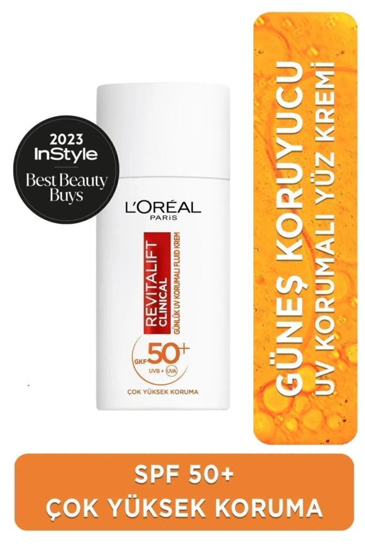 ست ۲ عددی کرم ضد آفتاب صورت L'Oreal Paris Revitalift Clinical 50+ SPF ست ۲ عددی کرم ضد آفتاب صورت L'Oreal Paris Revitalift Clinical 50+ SPF
