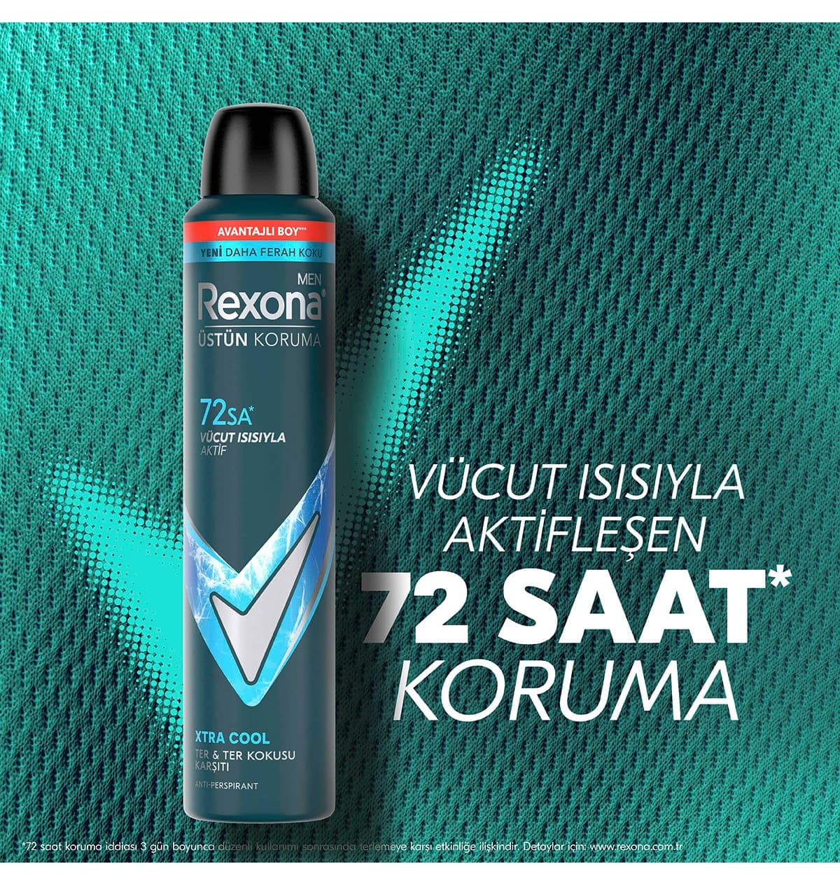 دئودورانت اسپری مردانه Rexona Xtra Cool با محافظت ۷۲ ساعته 200 ml x3 دئودورانت اسپری مردانه Rexona Xtra Cool با محافظت ۷۲ ساعته 200 ml x3