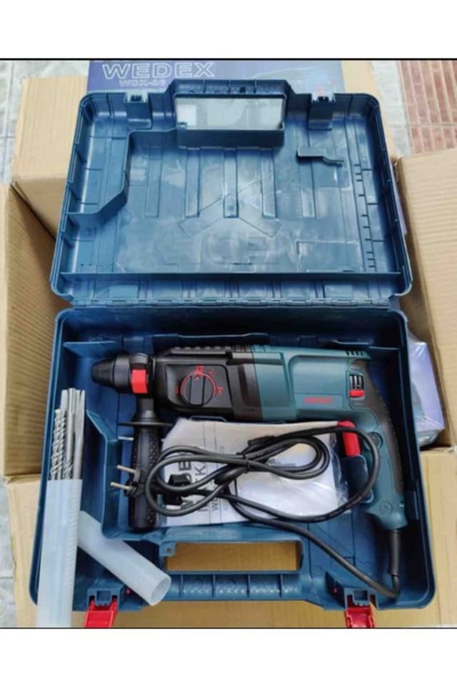 دریل بتنکن Bosch با توان 800 W و وزن 2,3 kg مدل Wedex 2-26 دریل بتنکن Bosch با توان 800 W و وزن 2,3 kg مدل Wedex 2-26