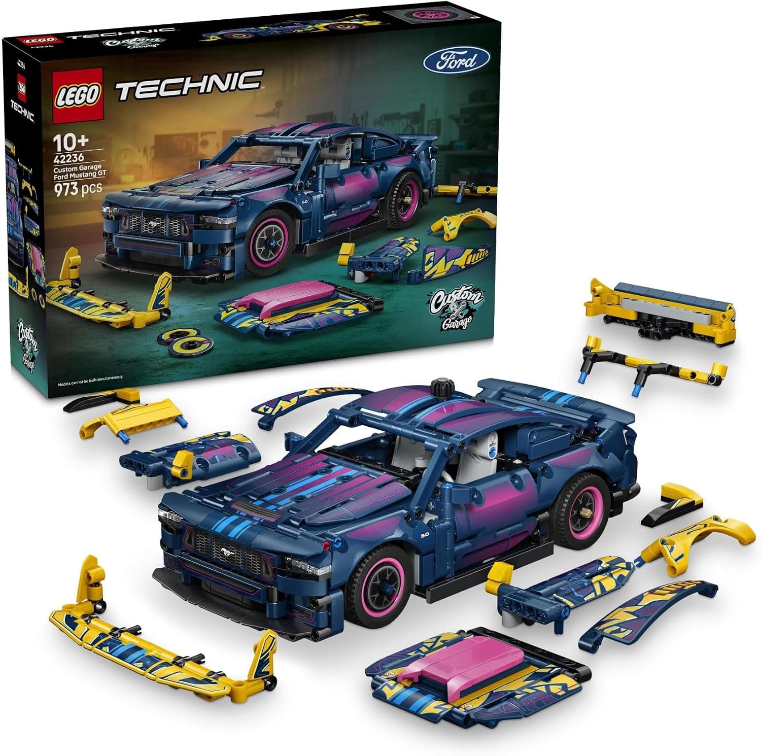 لگو Technic Ford Mustang GT ماشین مودیفای مدل 42236 لگو Technic Ford Mustang GT ماشین مودیفای مدل 42236