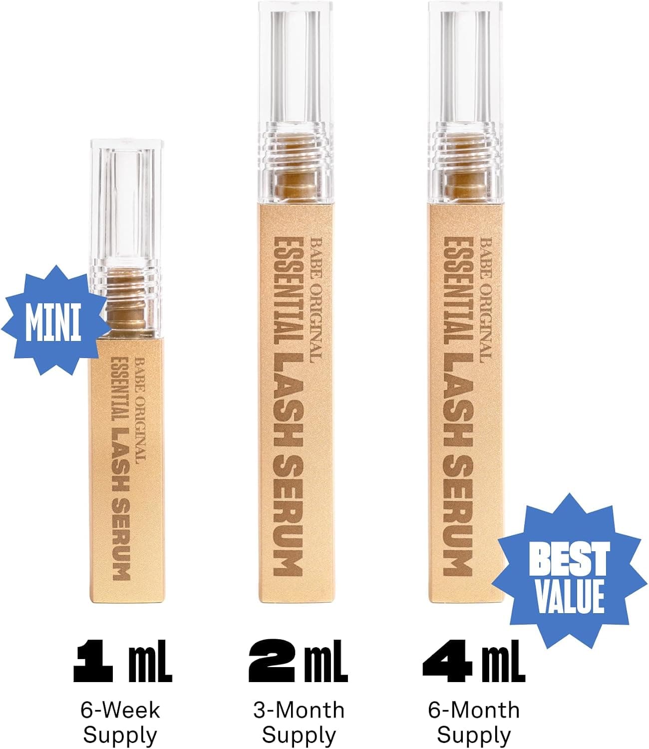 سرم مژه BABE ORIGINAL حجمدهنده و بلندکننده برای مژههای طبیعی و اکستنشن 2mL مصرف 3 ماهه سرم مژه BABE ORIGINAL حجمدهنده و بلندکننده برای مژههای طبیعی و اکستنشن 2mL مصرف 3 ماهه