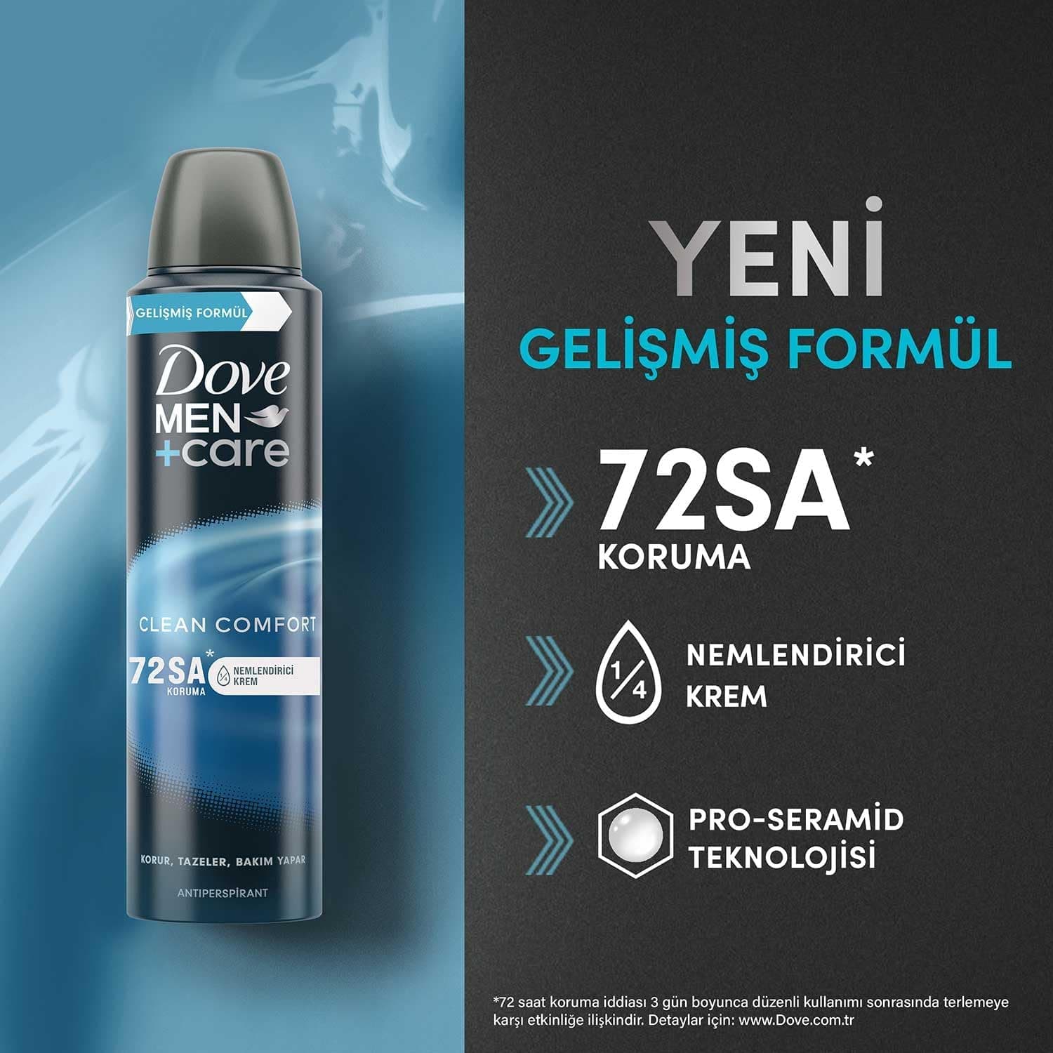 اسپری دئودورانت مردانه Dove Clean Comfort 150 Ml اسپری دئودورانت مردانه Dove Clean Comfort 150 Ml