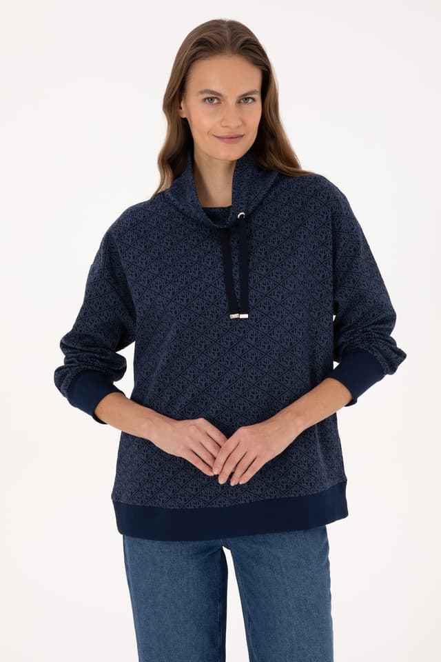 سوئشرت زنانه U.S. Polo Assn. سرمهای مدل 50309077-VR033 سوئشرت زنانه U.S. Polo Assn. سرمهای مدل 50309077-VR033