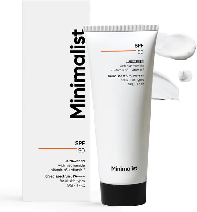 ضد آفتاب صورت Minimalist SPF 50 بدون لکه سفید و مات 50g ضد آفتاب صورت Minimalist SPF 50 بدون لکه سفید و مات 50g