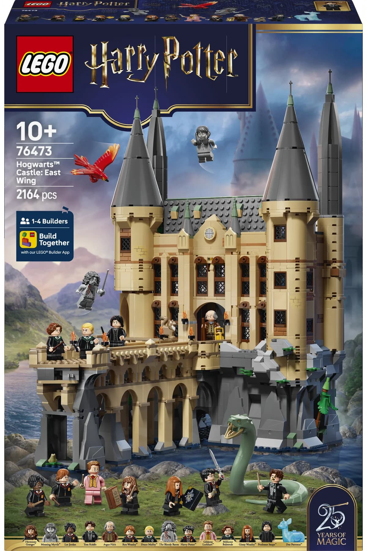 لگو 76473 Harry Potter قلعه Hogwarts بال شرقی 2164 قطعه لگو 76473 Harry Potter قلعه Hogwarts بال شرقی 2164 قطعه