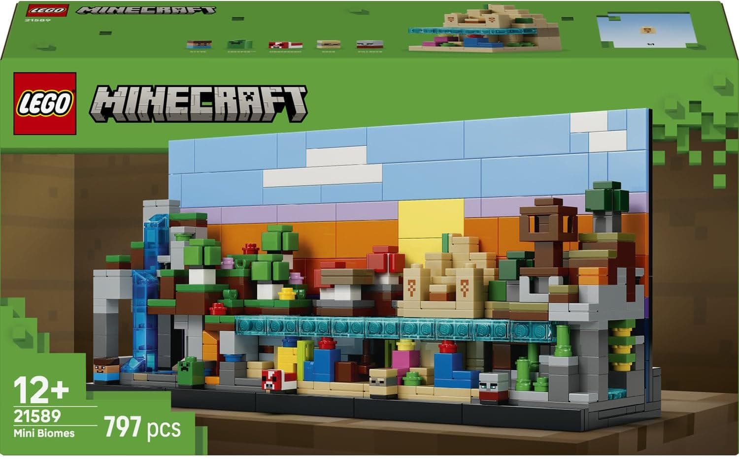 لگو Minecraft بیومهای مینی مدل 21589 لگو Minecraft بیومهای مینی مدل 21589