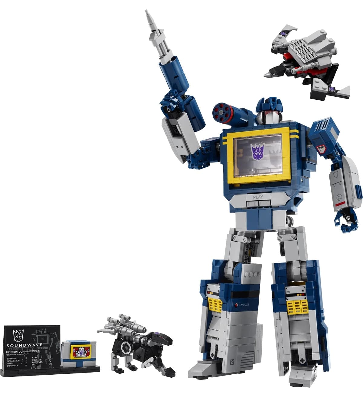 لگو Icons Transformers Soundwave مدل 10358 با 1505 قطعه لگو Icons Transformers Soundwave مدل 10358 با 1505 قطعه