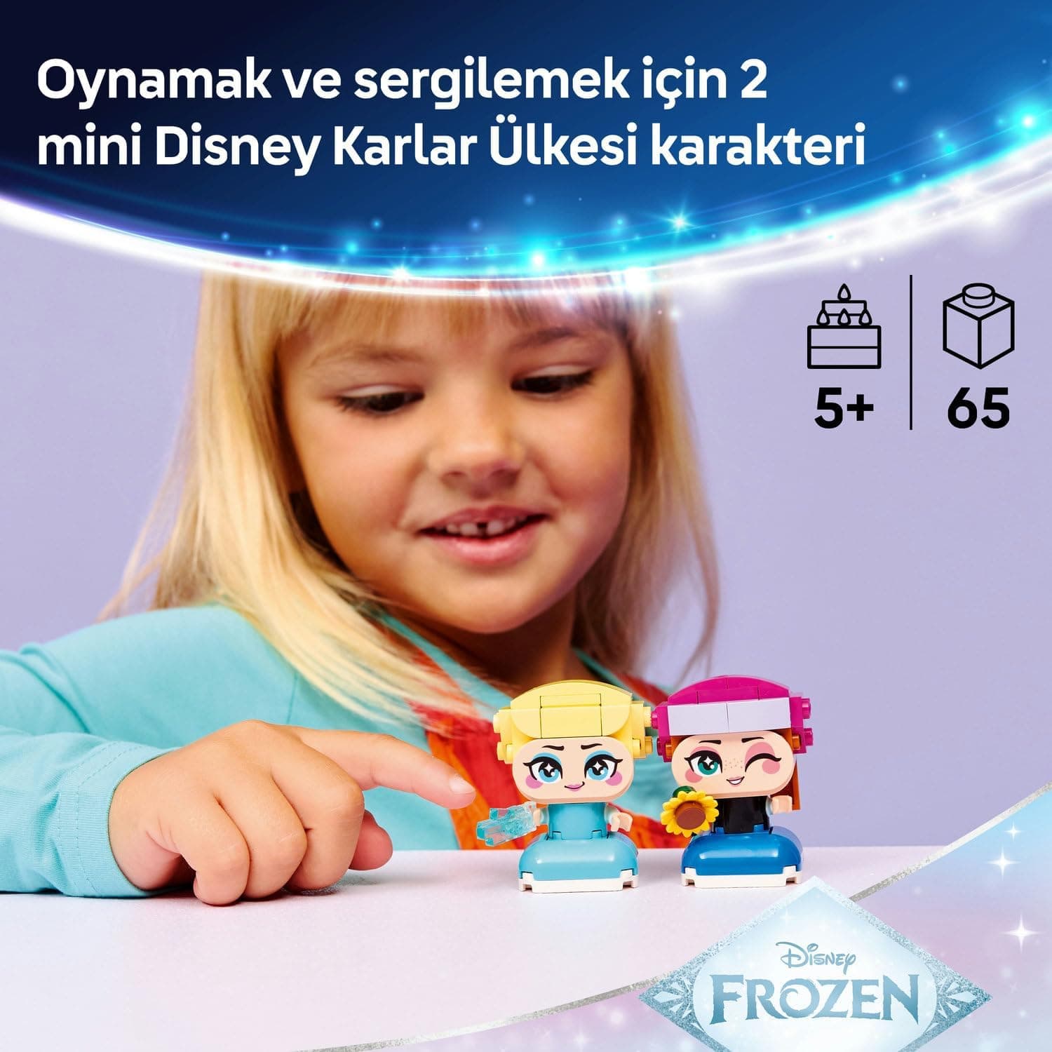 لگو Disney Princess سرزمین یخزده مینی آنا و السا مدل 43284 لگو Disney Princess سرزمین یخزده مینی آنا و السا مدل 43284