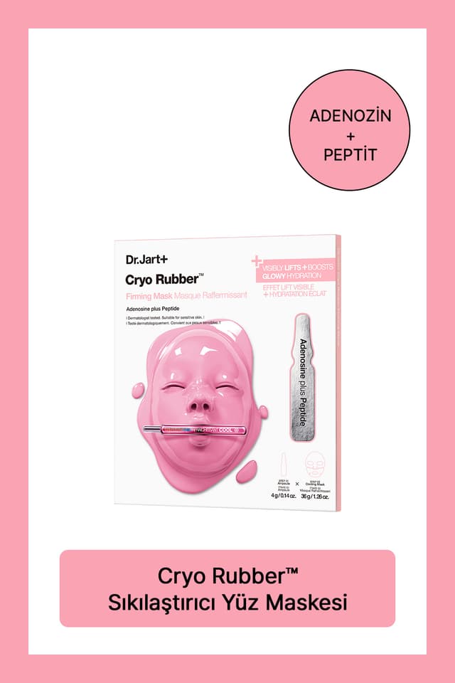 ماسک سفتکننده Dr.Jart+ Cryo Rubber حاوی آدنوزین و پپتید 40GM/1.4OZ ماسک سفتکننده Dr.Jart+ Cryo Rubber حاوی آدنوزین و پپتید 40GM/1.4OZ
