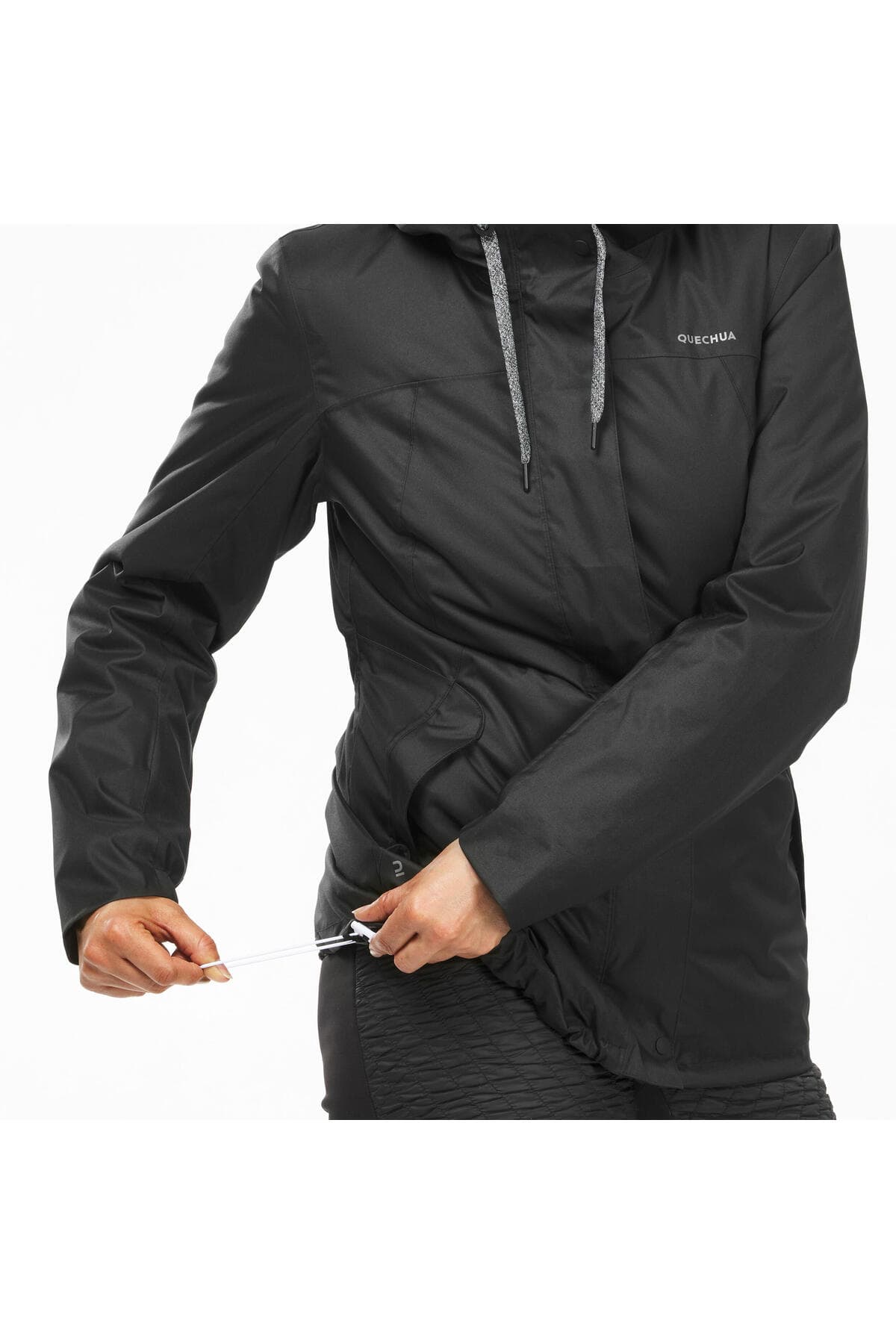 کاپشن زمستانی زنانه ضدآب Decathlon Quechua مشکی مناسب دمای -10 °C مدل NH500 کاپشن زمستانی زنانه ضدآب Decathlon Quechua مشکی مناسب دمای -10 °C مدل NH500