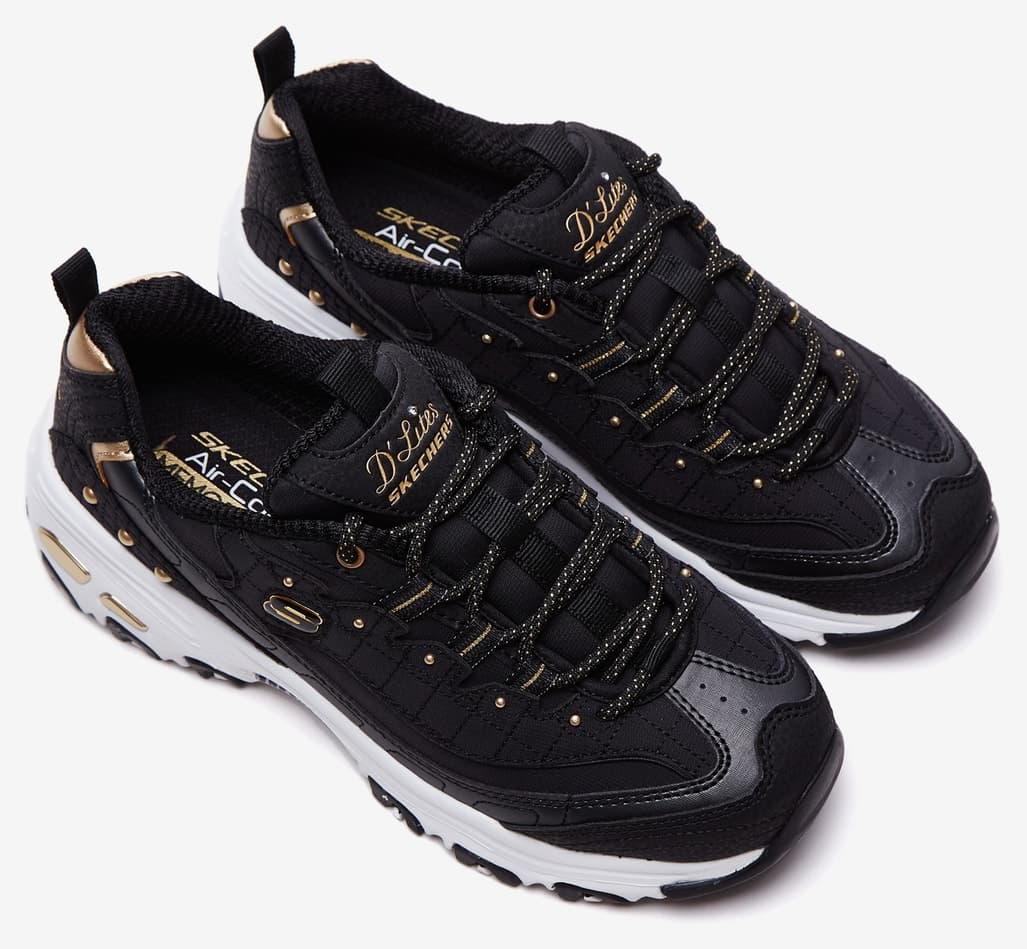 کفش اسنیکر زنانه Skechers مشکی مدل D'lites 149267 BKGD کفش اسنیکر زنانه Skechers مشکی مدل D'lites 149267 BKGD