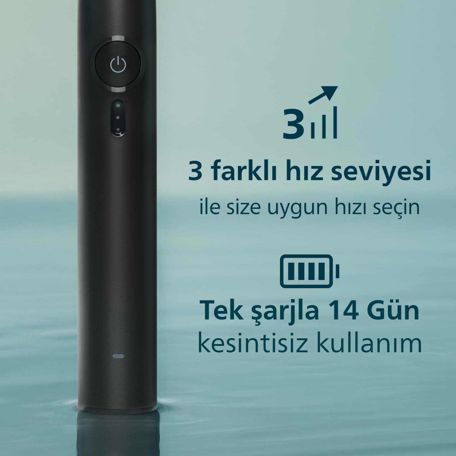 مسواک شارژی سونیک PHILIPS مشکی با حسگر فشار، 3 سرعت، 14 روز شارژدهی مدل HX4033/32 مسواک شارژی سونیک PHILIPS مشکی با حسگر فشار، 3 سرعت، 14 روز شارژدهی مدل HX4033/32