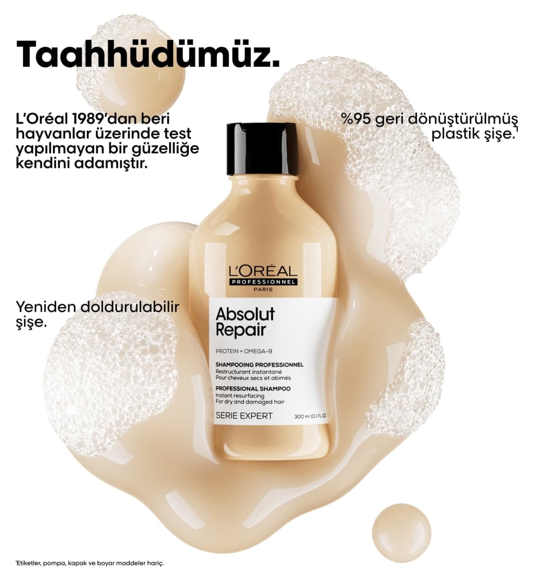 شامپو زنانه L'oreal Professionnel Serie Expert Absolut Repair ترمیمکننده موی آسیبدیده 300ml شامپو زنانه L'oreal Professionnel Serie Expert Absolut Repair ترمیمکننده موی آسیبدیده 300ml