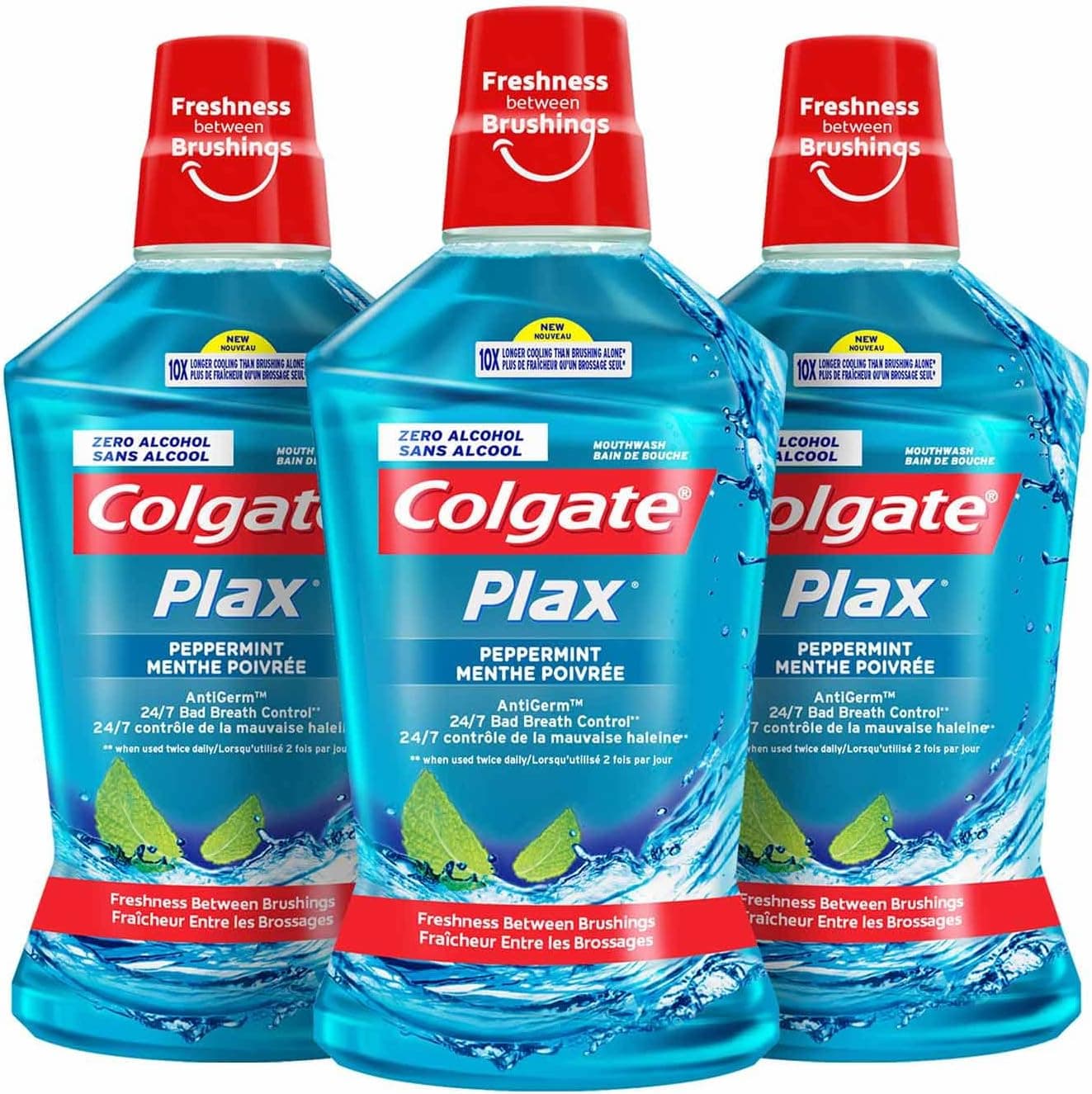 دهانشویه نعناع فلفلی Colgate Plax مدل 500 ml (Pack of 3) دهانشویه نعناع فلفلی Colgate Plax مدل 500 ml (Pack of 3)