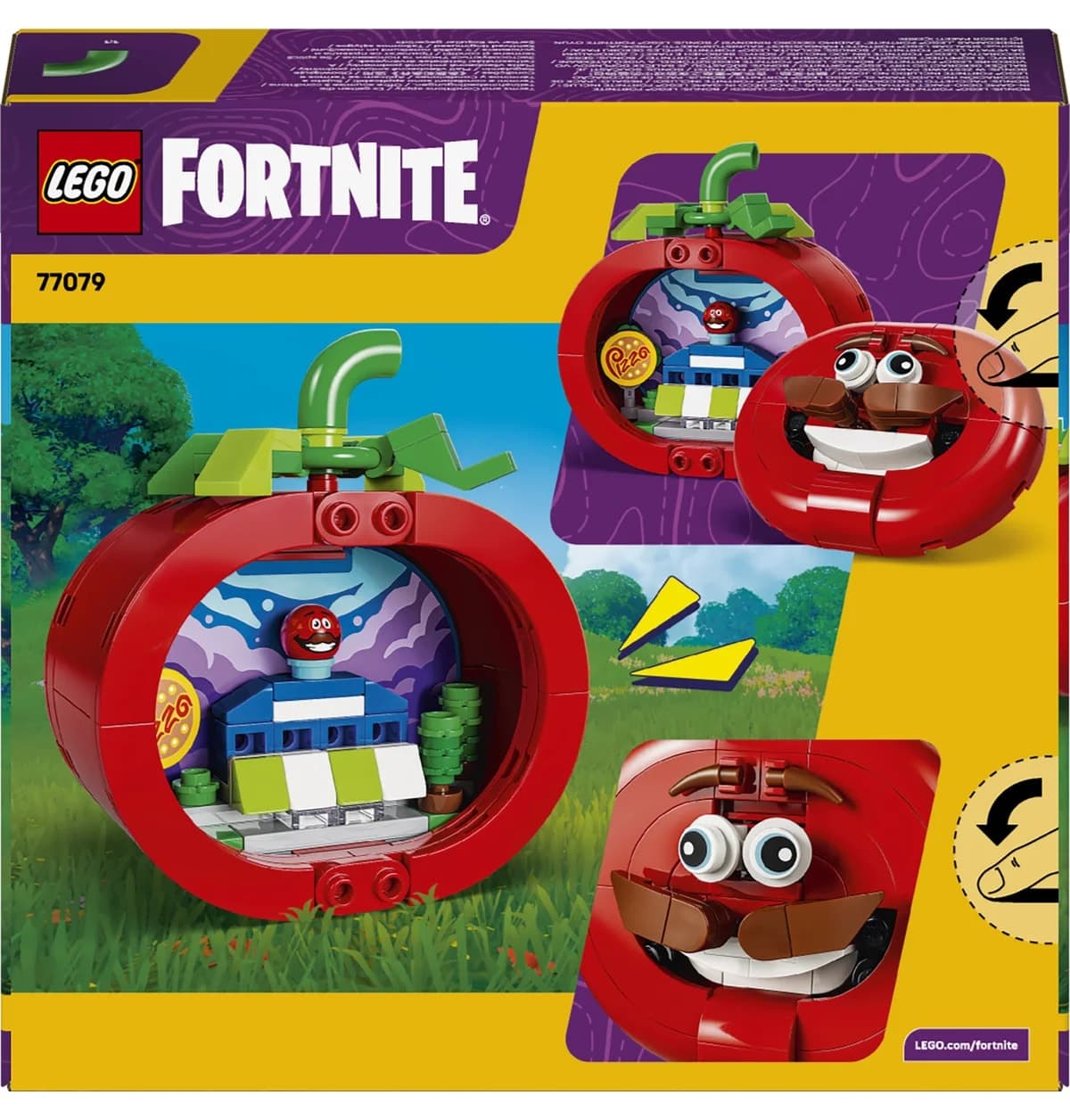 لگو Fortnite سر گوجهفرنگی مدل 77079 210 قطعه لگو Fortnite سر گوجهفرنگی مدل 77079 210 قطعه