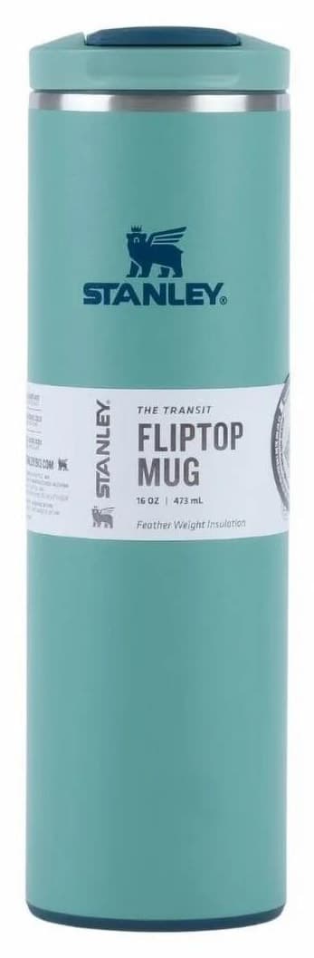 ماگ Stanley The Transit Fliptop 0.47L/16Oz سبز مدل 10-13062-0054 ماگ Stanley The Transit Fliptop 0.47L/16Oz سبز مدل 10-13062-0054