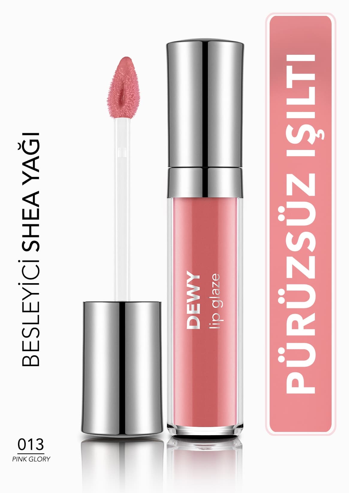 براقکننده لب Flormar مدل Dewy Lip Glaze مرطوبکننده نیمهشفاف صورتی ملایم 014 براقکننده لب Flormar مدل Dewy Lip Glaze مرطوبکننده نیمهشفاف صورتی ملایم 014