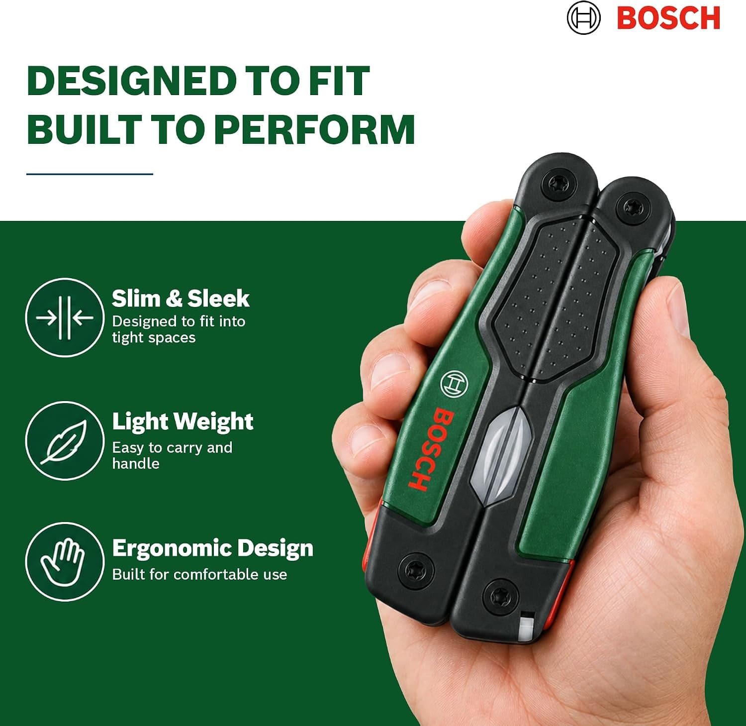 ابزار چندکاره Bosch با ۱۶ عملکرد فولاد ضدزنگ ابزار چندکاره Bosch با ۱۶ عملکرد فولاد ضدزنگ