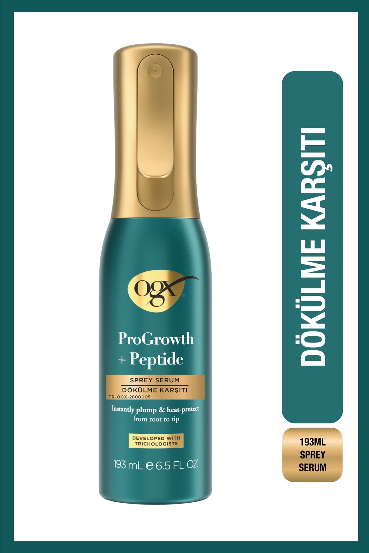 سرم اسپری ضد ریزش مو OGX مدل ProGrowth + Peptide با حجم 193 ml سرم اسپری ضد ریزش مو OGX مدل ProGrowth + Peptide با حجم 193 ml