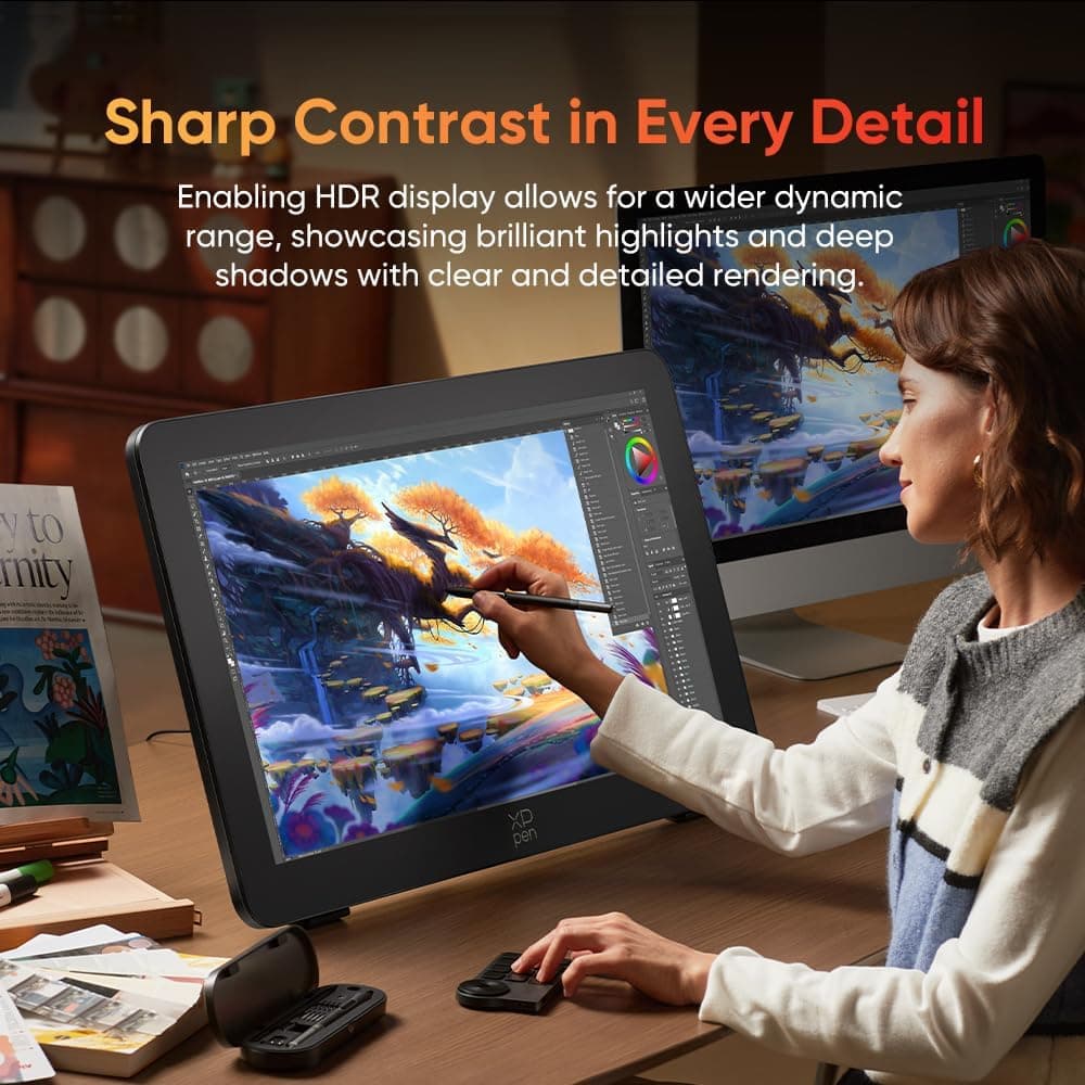 نمایشگر طراحی لمسی XPPen با 4K+120Hz مدل Artist Pro 27 (Gen 2) نمایشگر طراحی لمسی XPPen با 4K+120Hz مدل Artist Pro 27 (Gen 2)